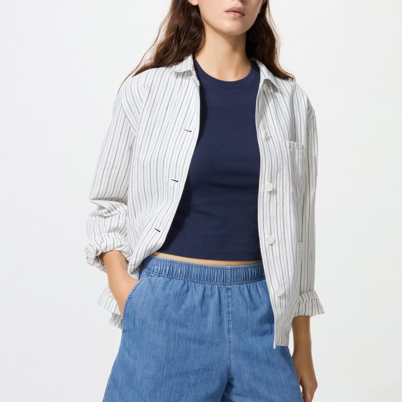 Легкие хлопчатобумажные шорты (джинсовые)