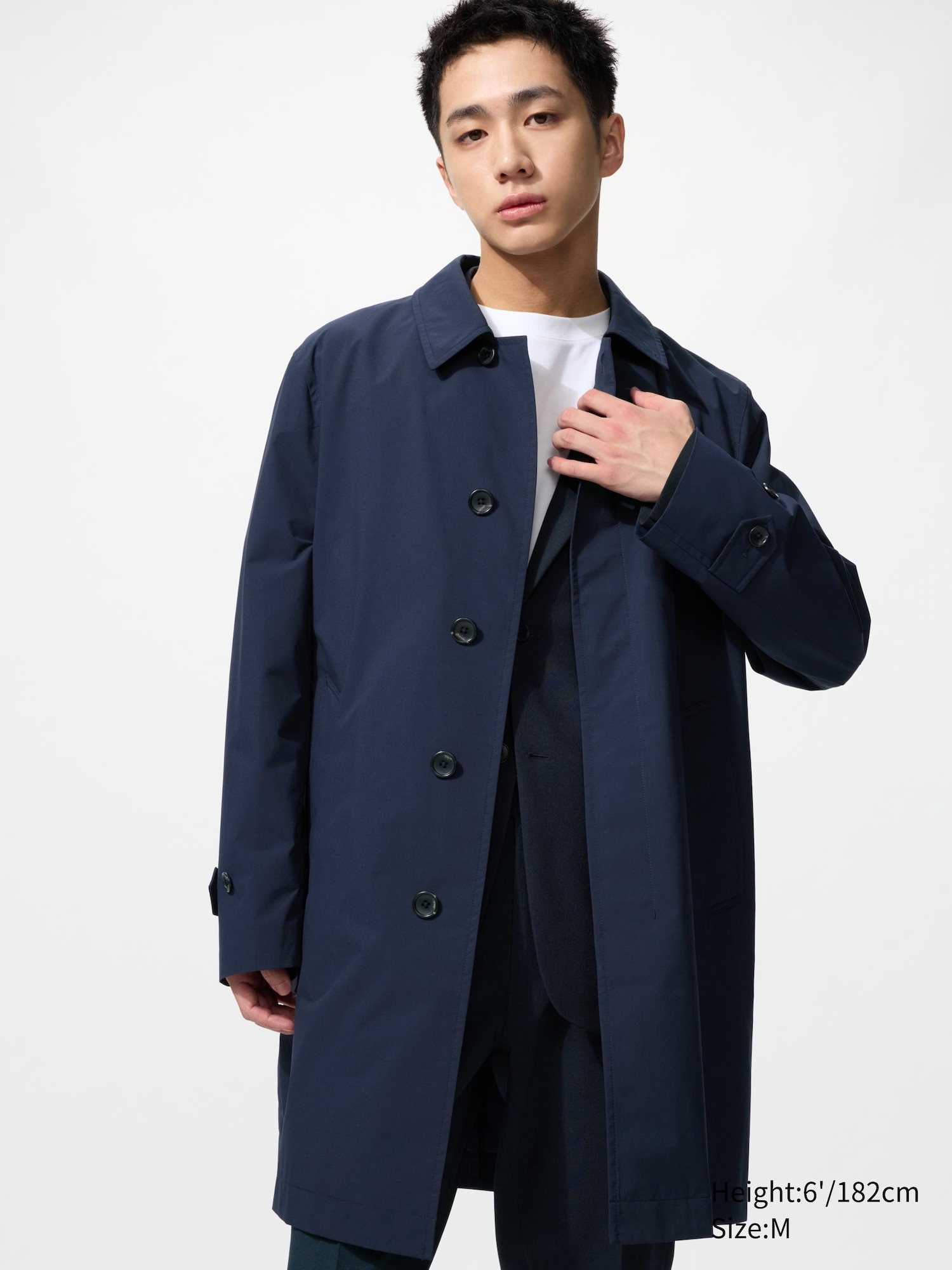 Однобортное пальто