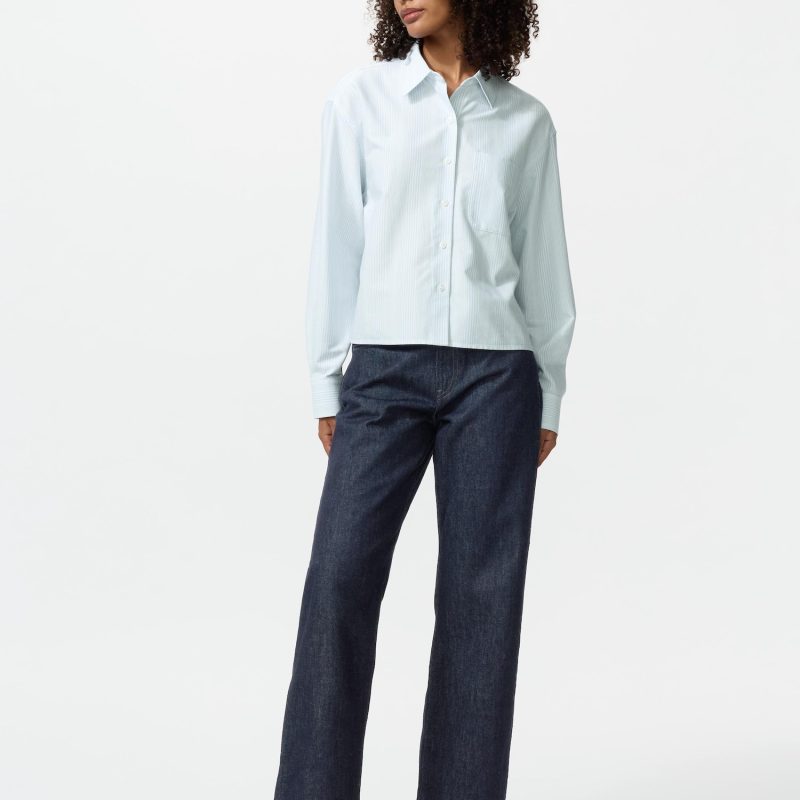 Прямые джинсы (укороченные)