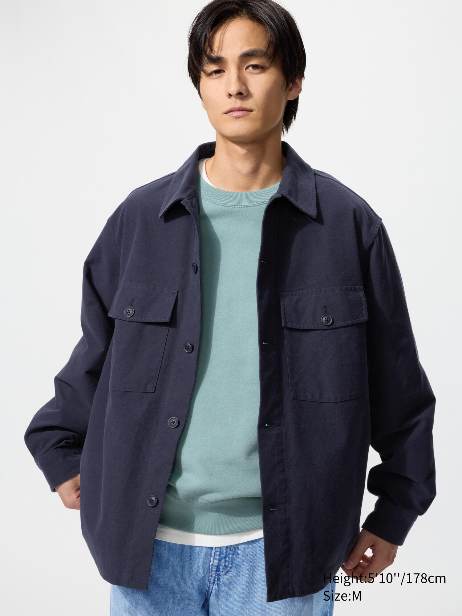 Верхняя рубашка оверсайз из джерси