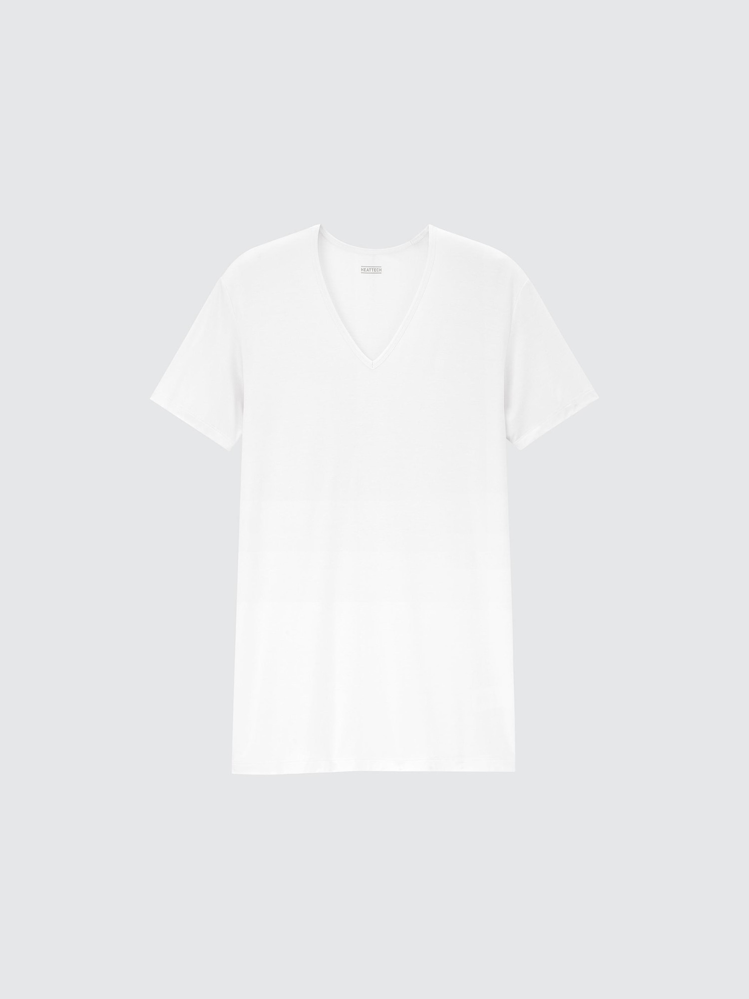 Футболка с V-образным вырезом HEATTECH (короткий рукав)