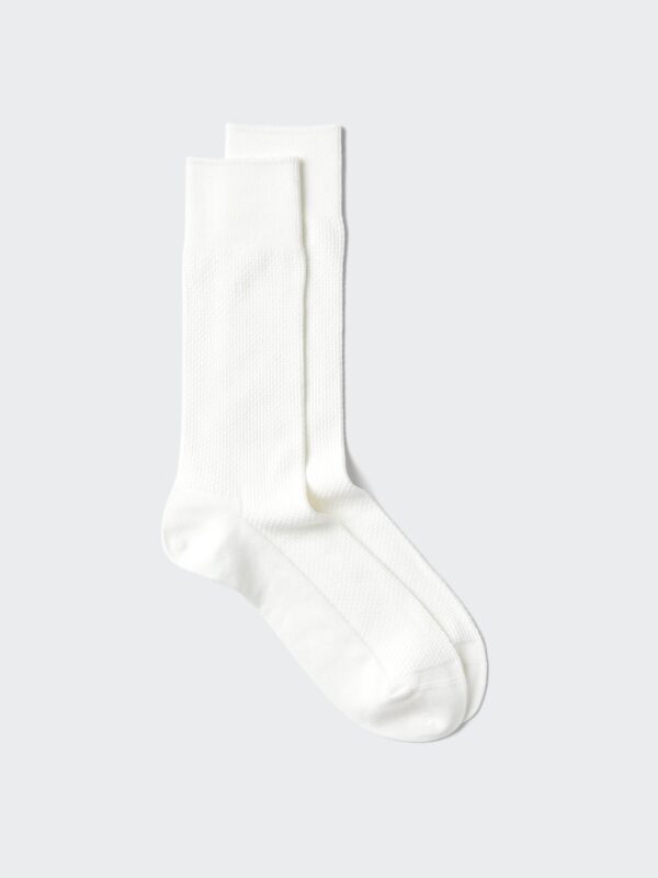 Носки из смесового пике с хлопком супима