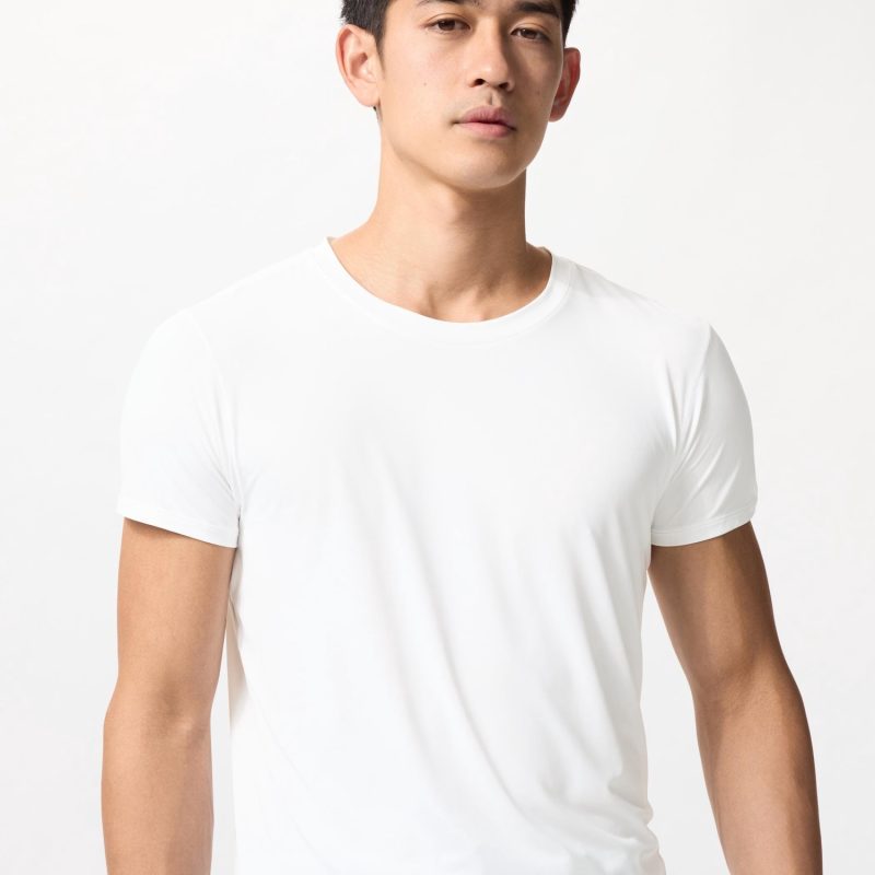 AIRism Футболка с круглым вырезом (короткий рукав)