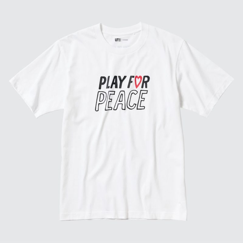 PEACE FOR ALL Графическая футболка (короткий рукав, стандартный крой) Kei Nishikori