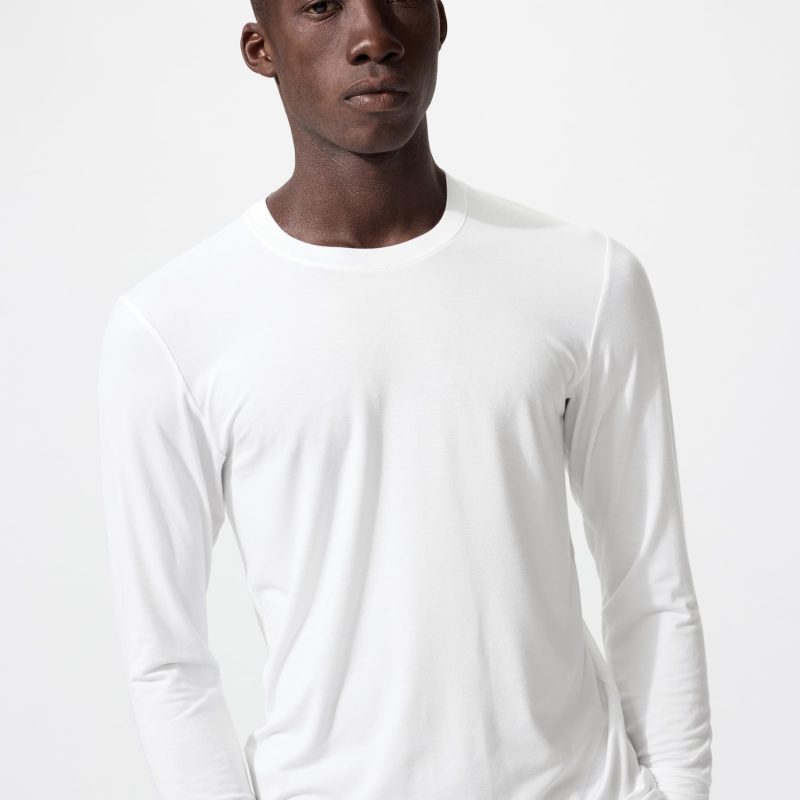 Футболка Heattech с круглым вырезом (рукав 9/10)