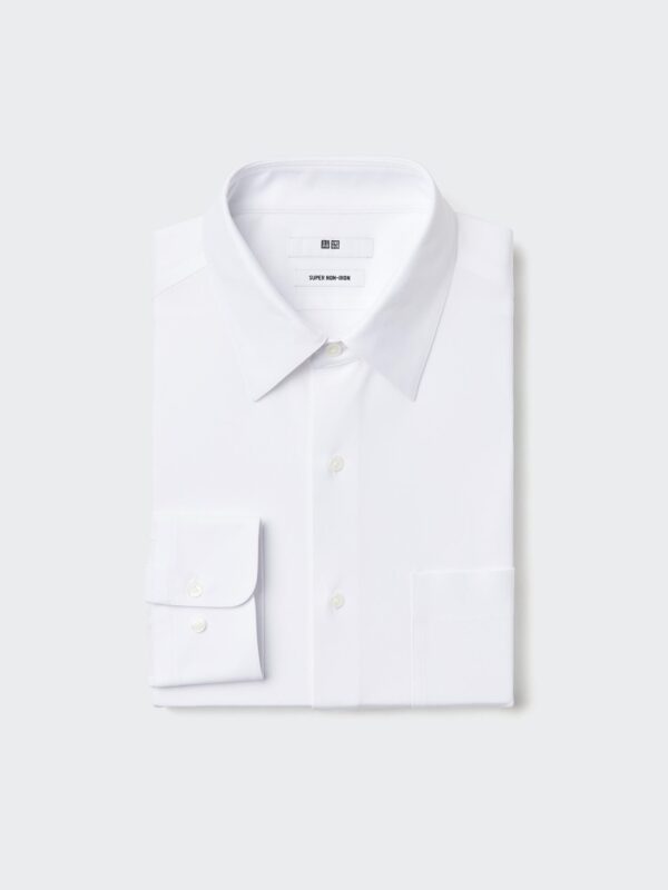Футболка Super Non-Iron из джерси (с длинными рукавами, с воротником на пуговицах)
