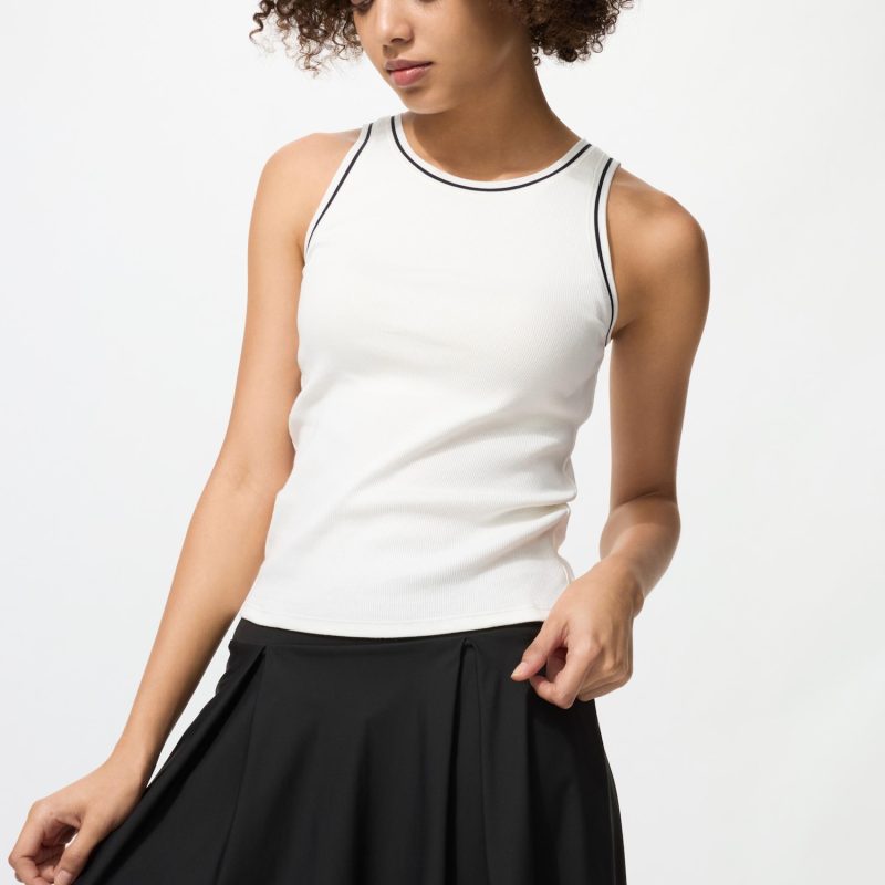 Рифленый бра-топ (с линиями)