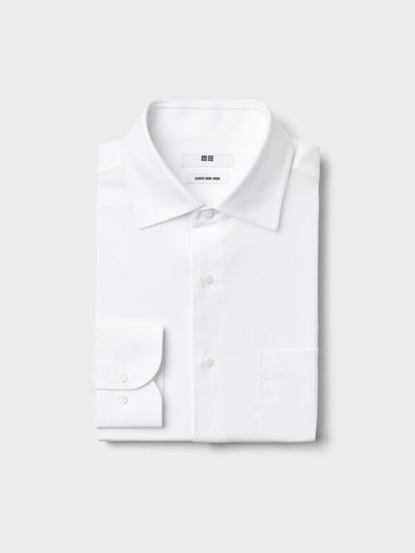 Рубашка Super Non-Iron (длинный рукав, полуширокий воротник)