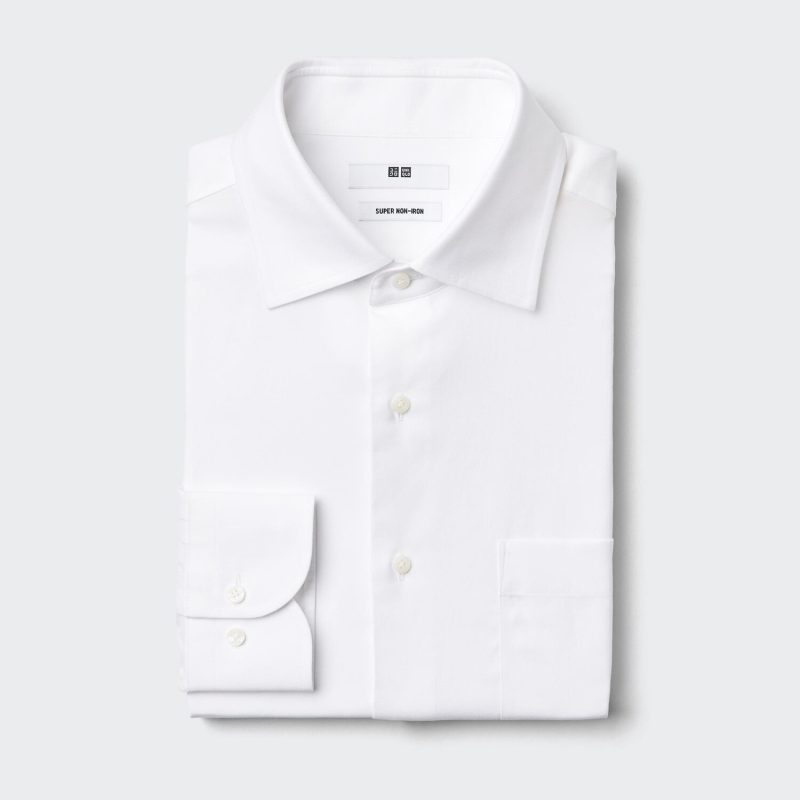 Рубашка Super Non-Iron (длинный рукав, полуширокий воротник)