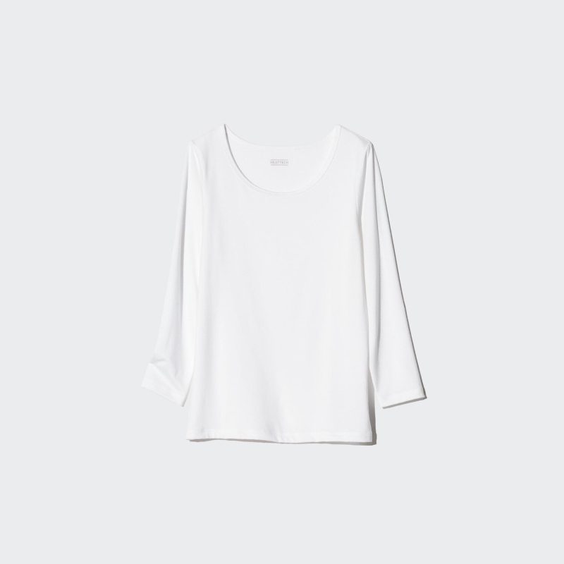 Детская футболка с высоким воротом Heattech (длинный рукав)