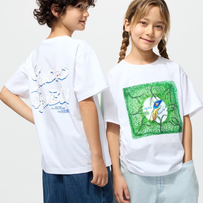 Детская футболка с графическим принтом Studio Ghibli (с коротким рукавом) A
