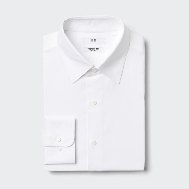 Рубашка Super Non-Iron Slim Fit (обычный воротник)