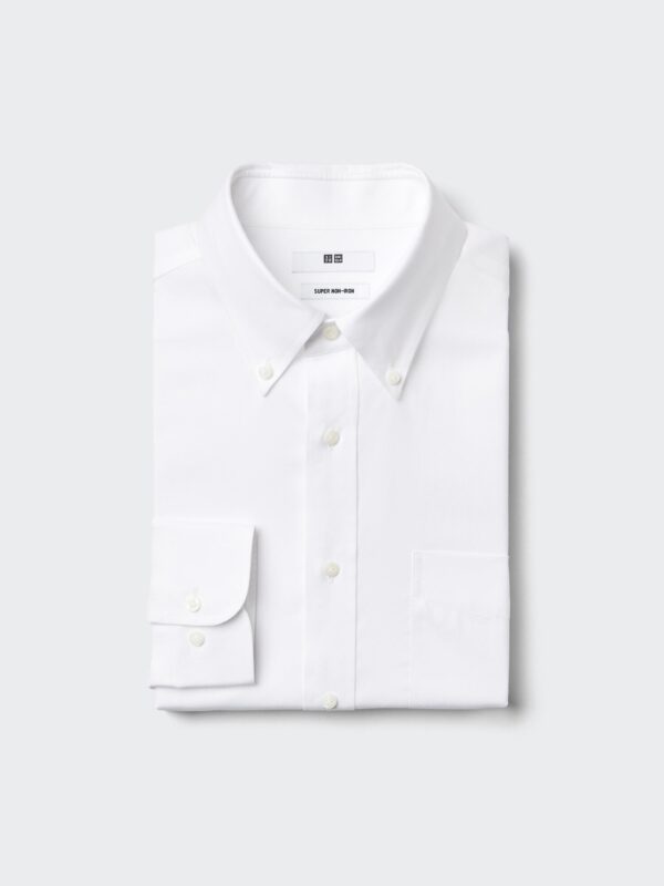 Рубашка супернеутюжка (длинный рукав, воротник с пуговицами)