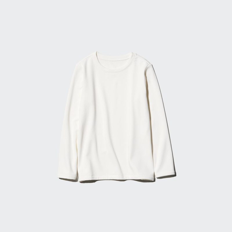 Детская футболка с высоким воротом Heattech Ultra Warm (длинный рукав)