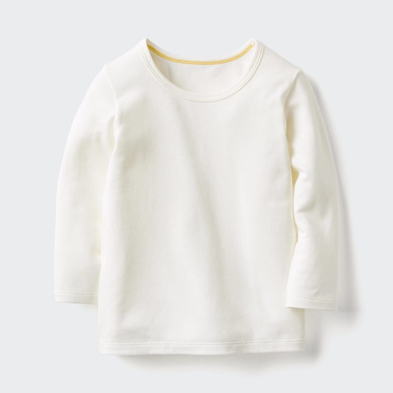 Трикотажная футболка с длинными рукавами Heattech BT с круглым вырезом