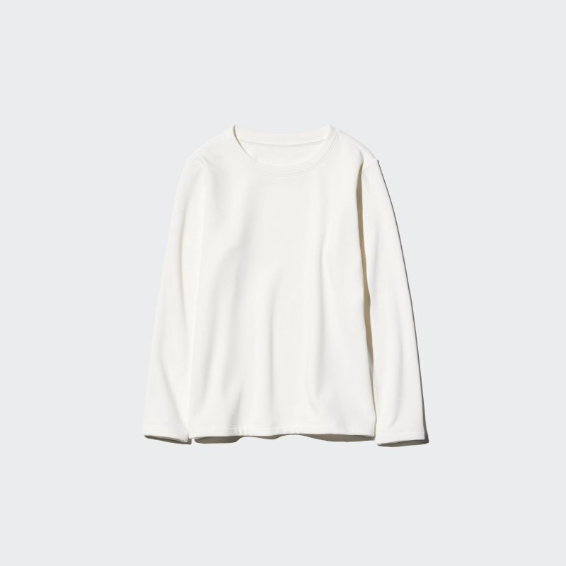 Детская футболка с высоким воротом Heattech Ultra Warm (длинный рукав)