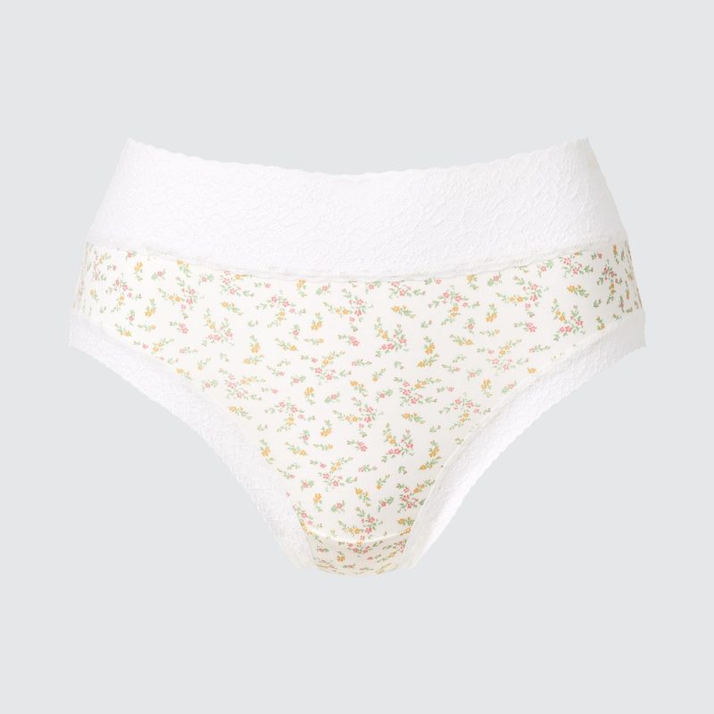 Трусы с высокой посадкой (цветы)