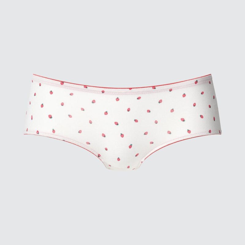 Шорты из мягкого модала (с принтом хип-хоп) с клубникой