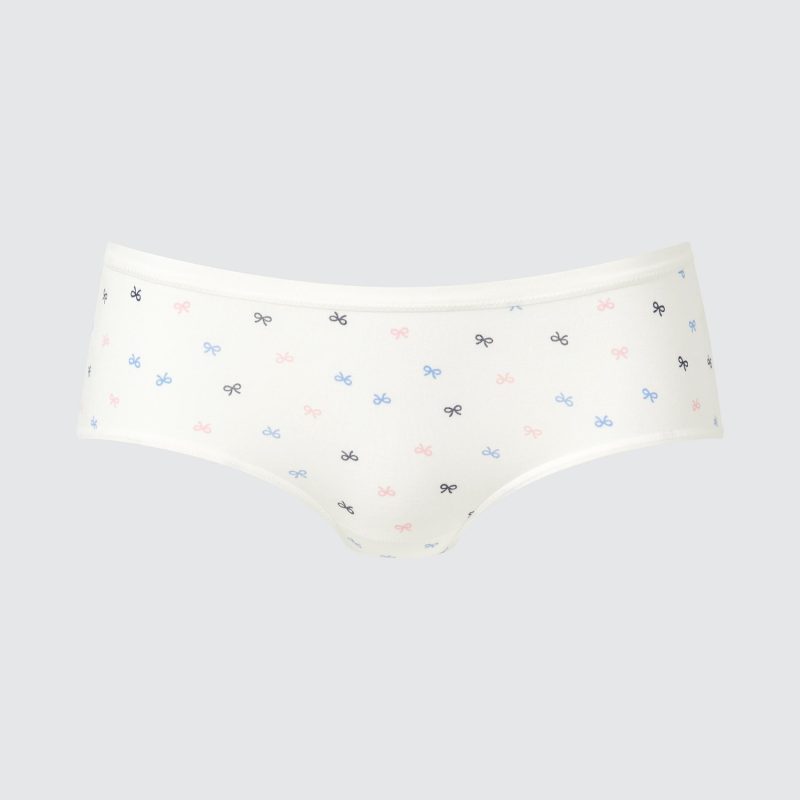 Шорты из мягкого модала с бантом (hip hugger)