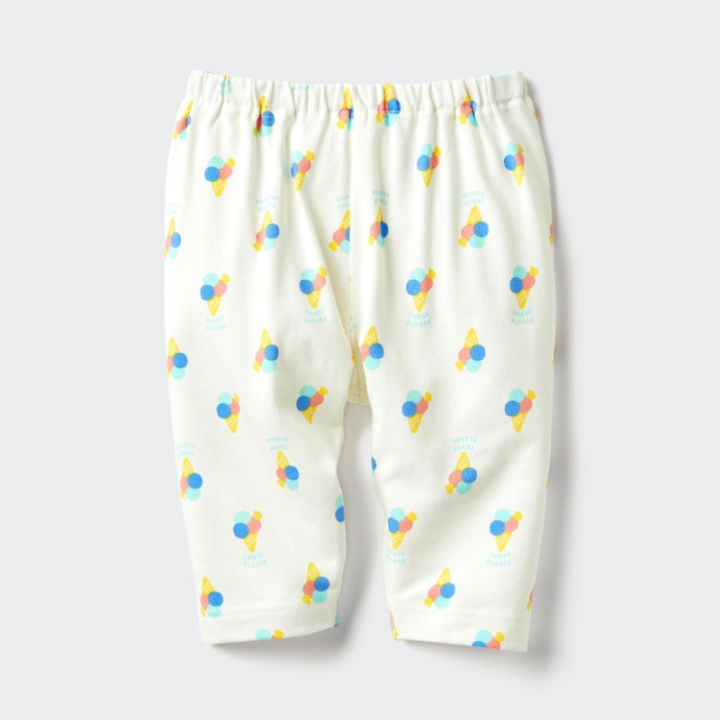 Короткие леггинсы BT AIRism (релакс-фит) с фруктовым принтом