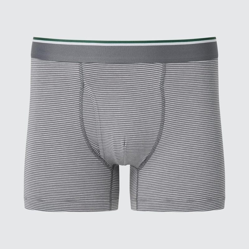 Хлопковые боксеры (с поясом в полоску) A