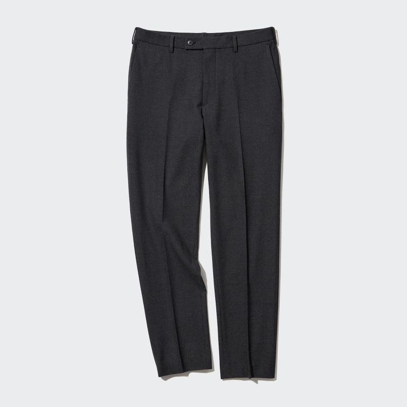 Heattech Smart Брюки (длина 76 см) с узором "гленчек"