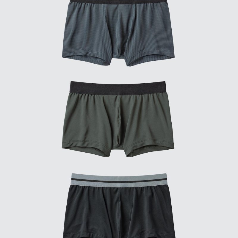 Боксерские трусы AIRism (в полоску, 3 пары)