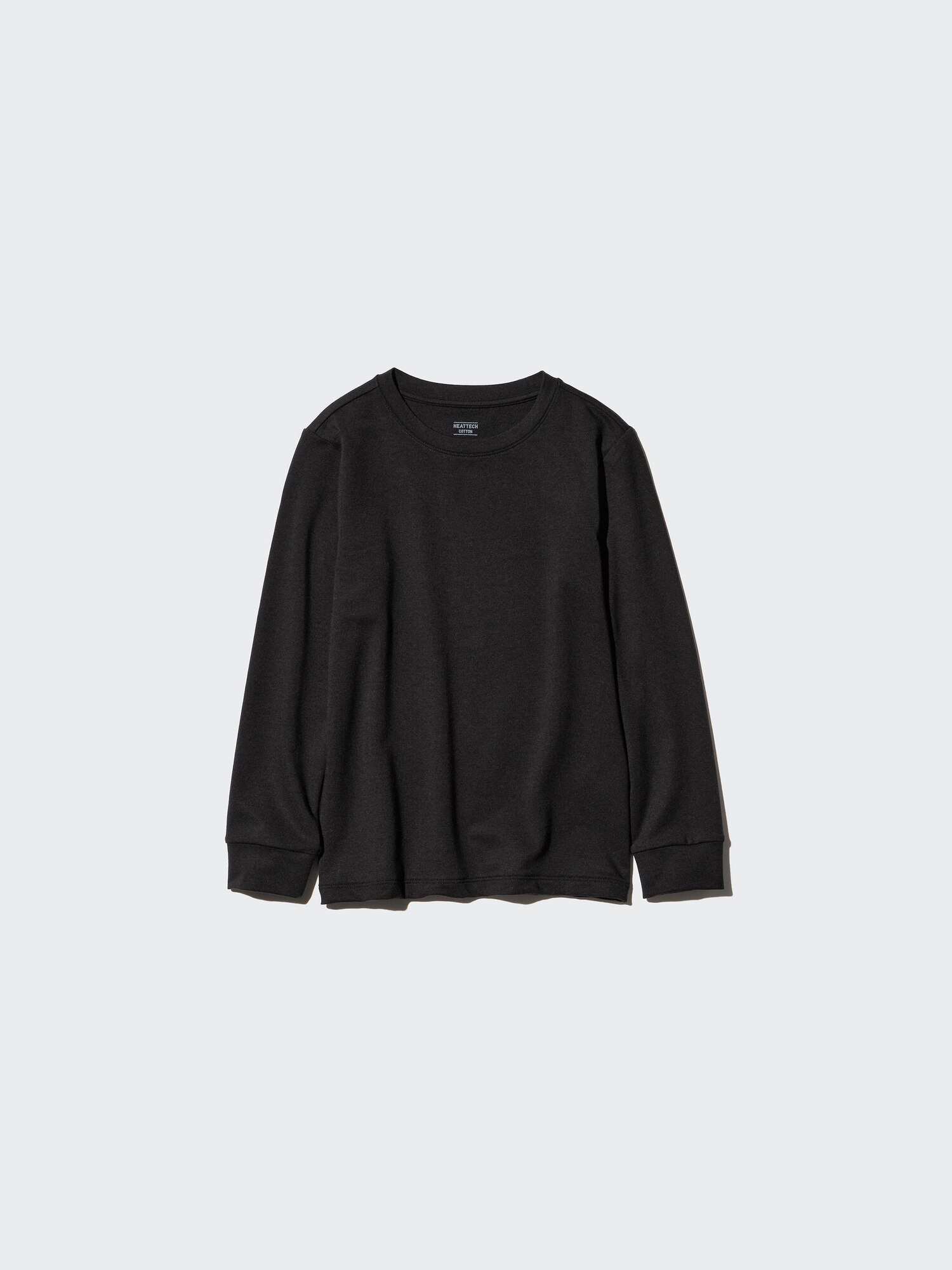Детская футболка с длинными рукавами Heattech Extra Warm Cotton с круглым вырезом