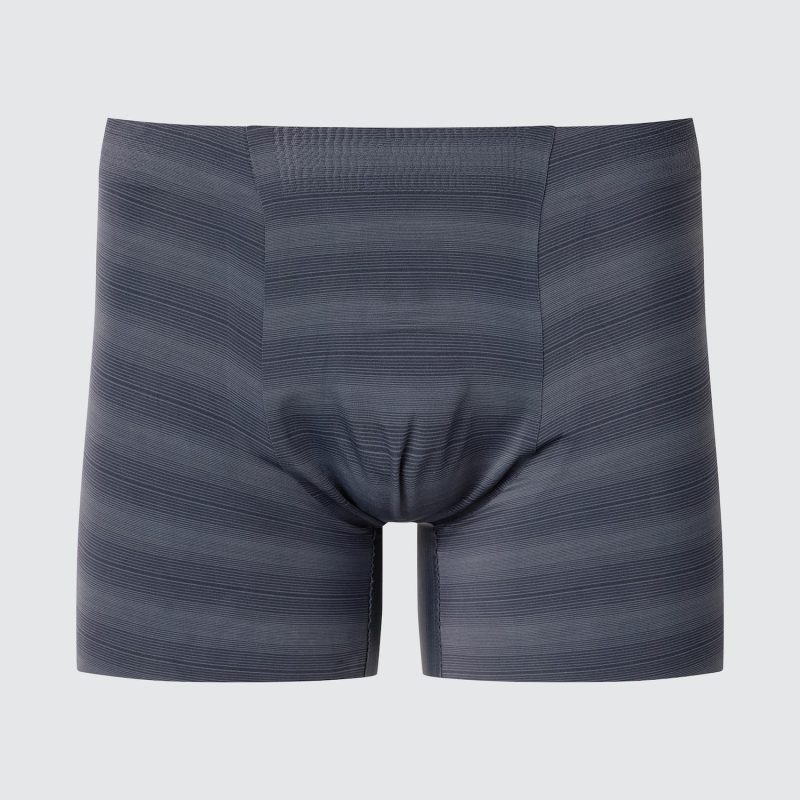 Бесшовные боксерские трусы AIRism (с принтом)