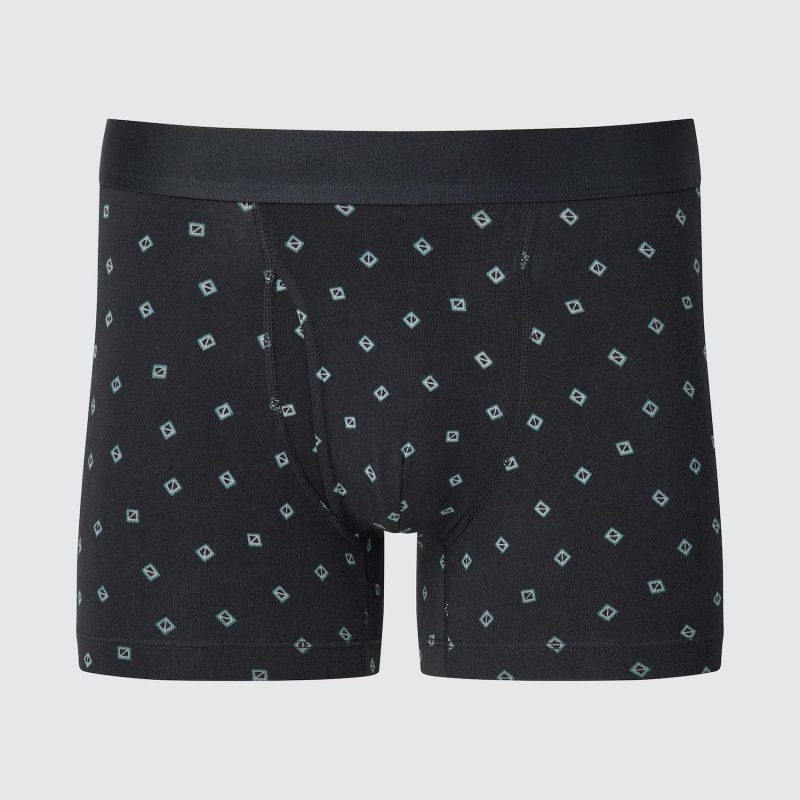 Хлопковые боксеры-брифы (принт) A