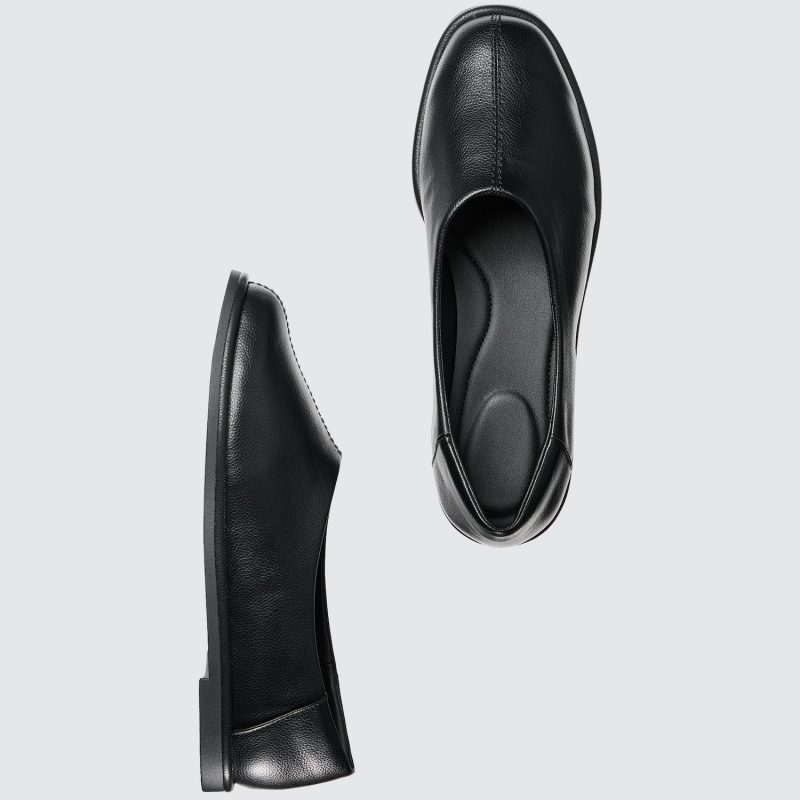 Квадратные плоские туфли