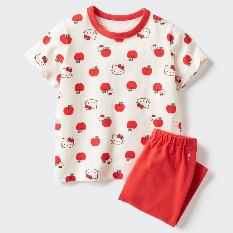 Пижама Uniqlo x Sanrio из дышащего материала с коротким рукавом