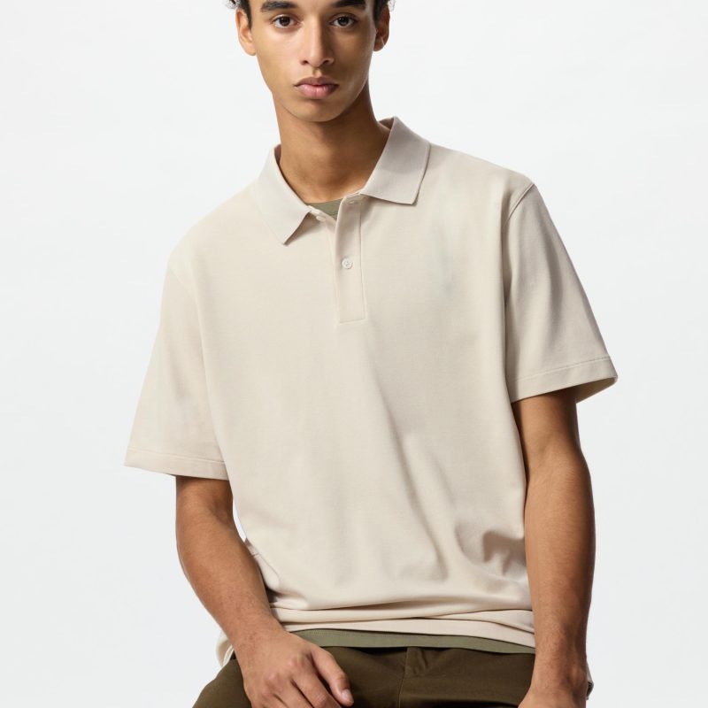 Поло из хлопкового пике AIRism