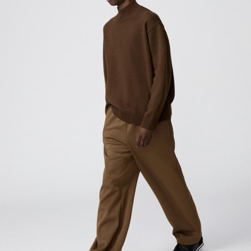 Свитшотные широкие брюки (длина по внутреннему шву 70–76 см, удлинённые)