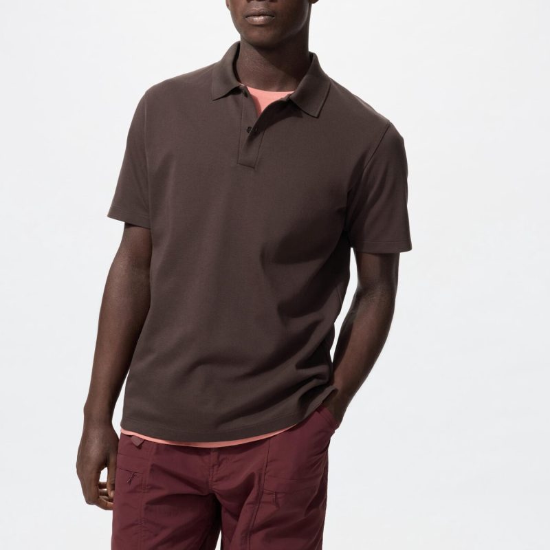 Футболка-поло из хлопка с технологией AIRism