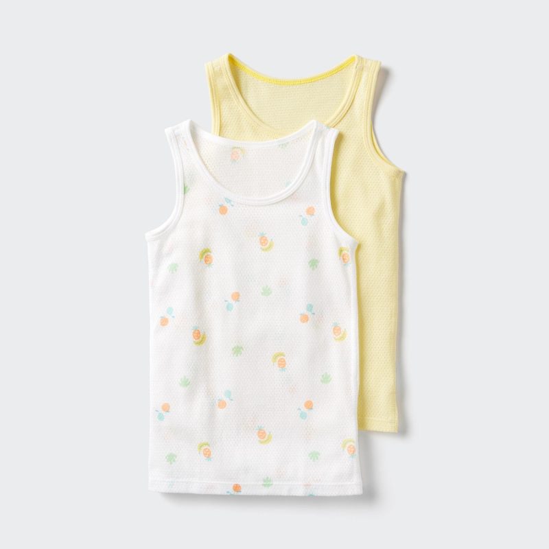 Верх жилета из хлопчатобумажной сетки (2 упаковки, с принтом)