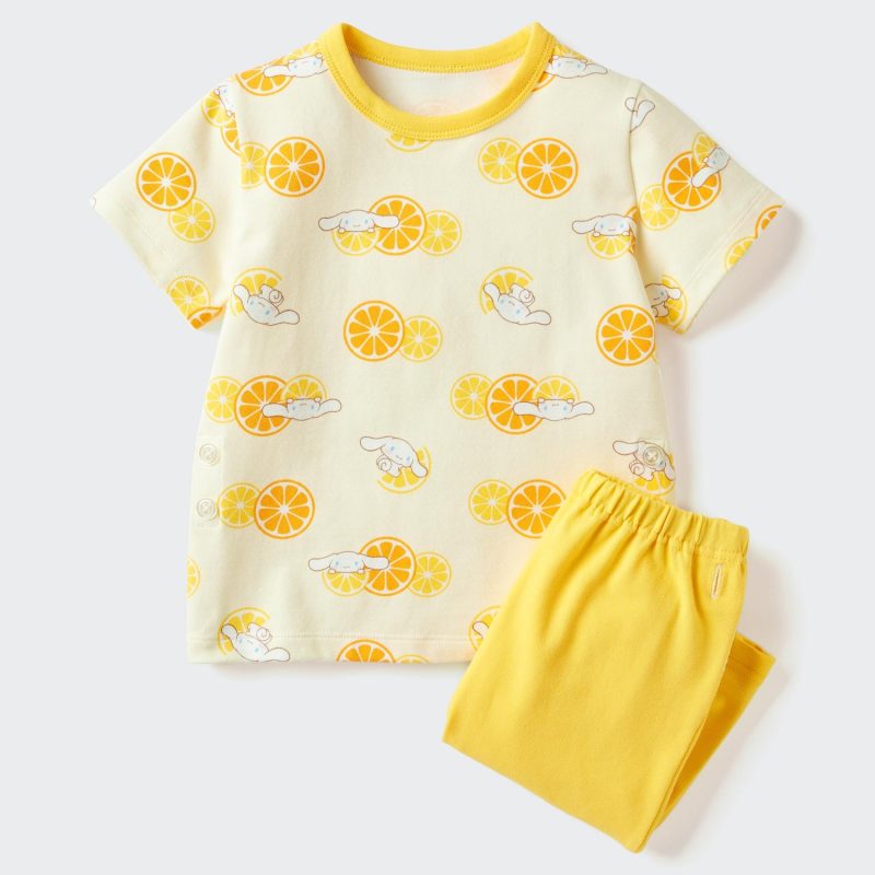 Пижама Uniqlo x Sanrio из дышащего материала с коротким рукавом