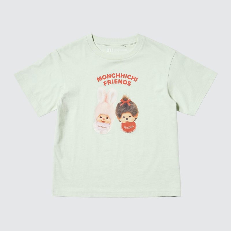 Футболка с принтом Monchhichi для девочки
