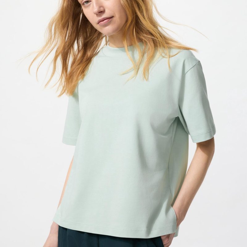 AIRism Хлопковая футболка (короткий рукав)