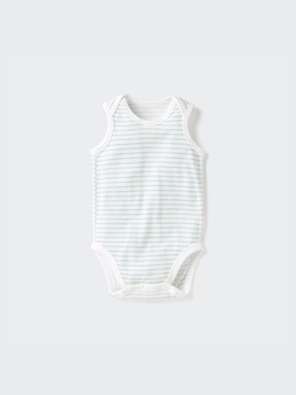 Футболка-боди из хлопкового трикотажа без рукавов