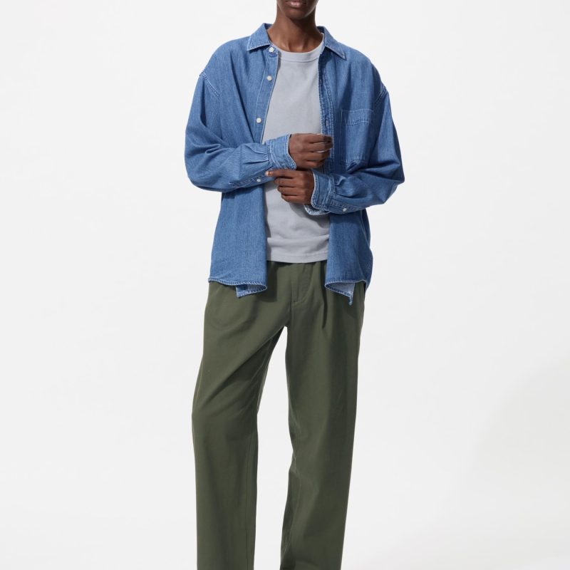 Удобные узкие брюки с эластичной тканью