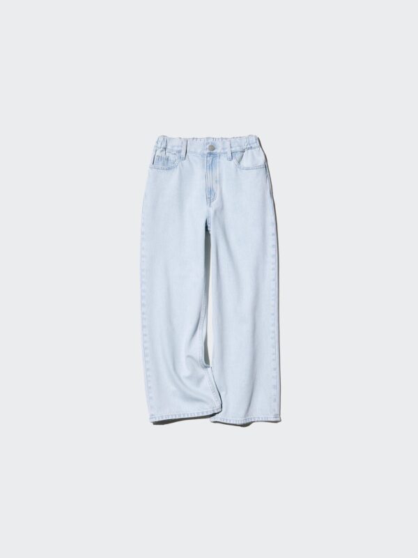 Детские широкие джинсы-карандаш (деним)