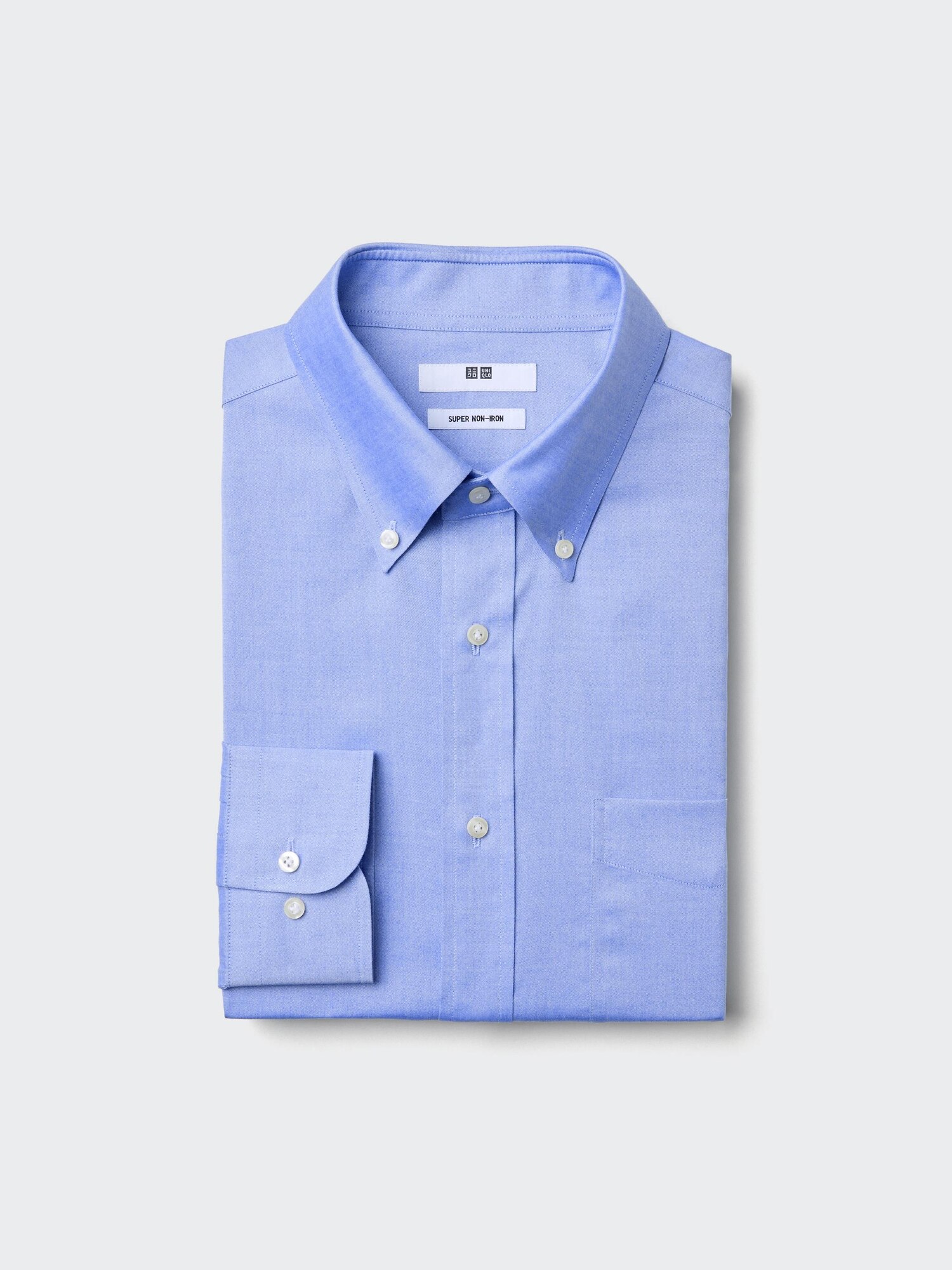 Рубашка супернеутюжка (длинный рукав, воротник с пуговицами)