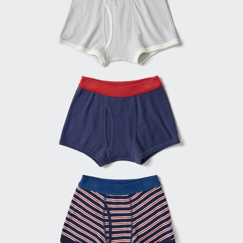 Боксерские трусы (в полоску, 3 пары)