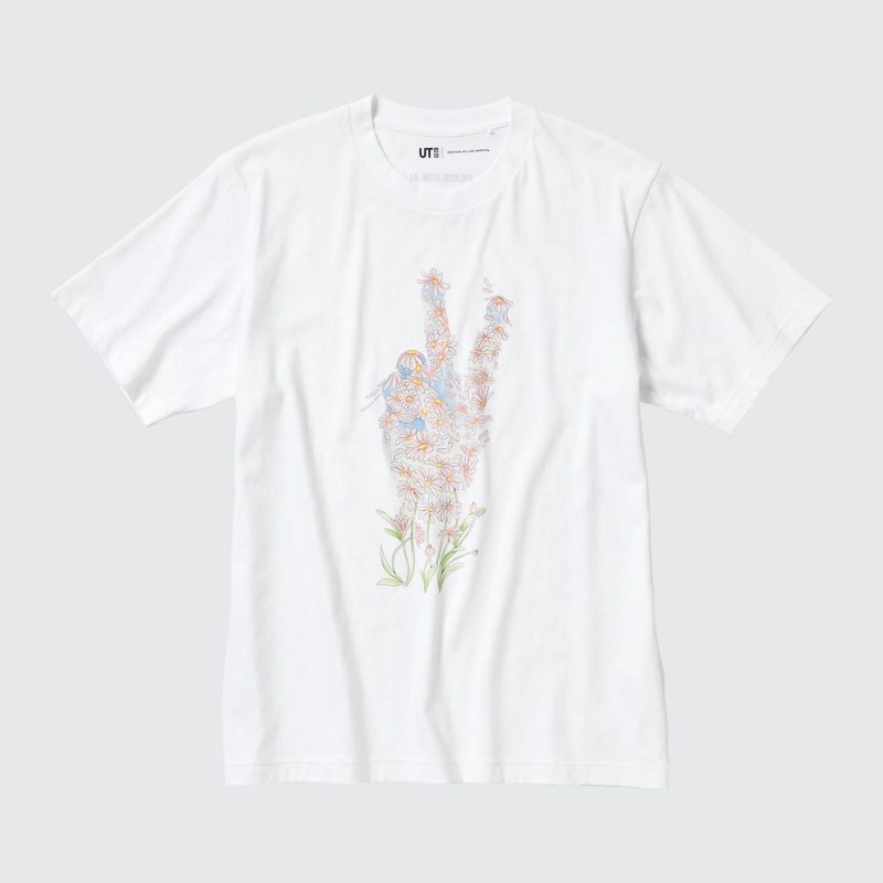 Футболка PEACE FOR ALL с графическим принтом (короткий рукав, стандартный крой) JW ANDERSON