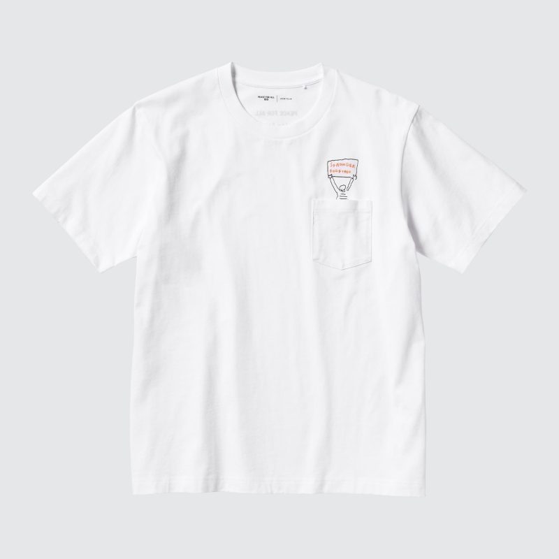 Футболка с графическим принтом PEACE FOR ALL (с коротким рукавом, крой регуляр) Jason Polan