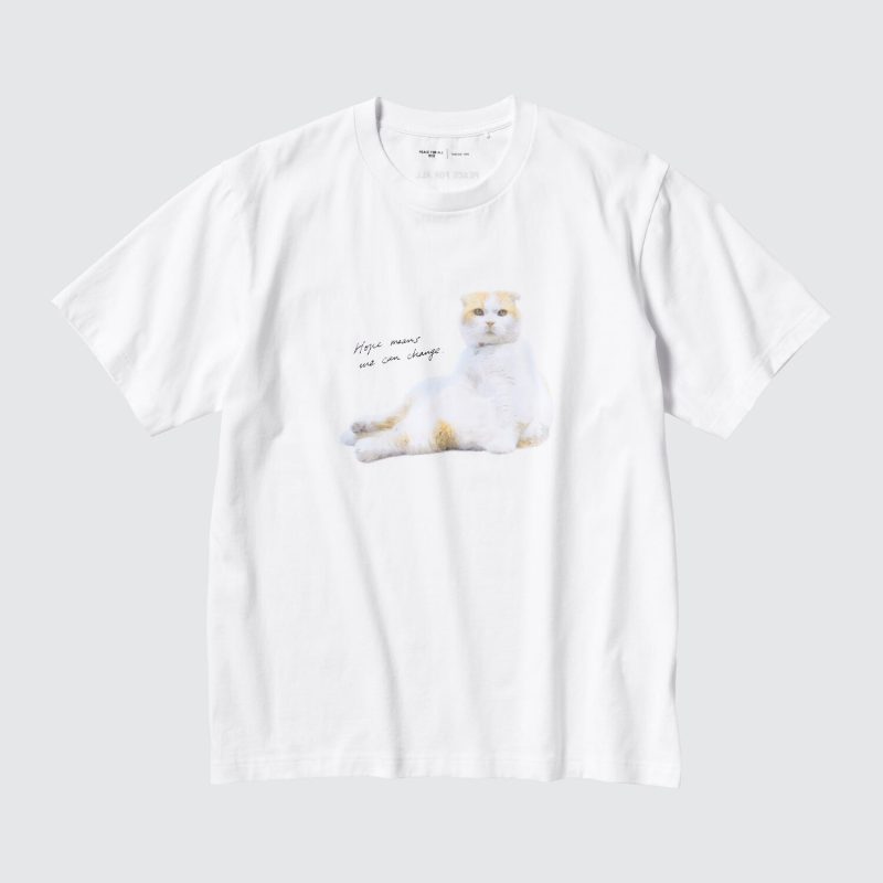 Футболка с графическим принтом PEACE FOR ALL (с коротким рукавом, крой regular) Takeshi Yoro