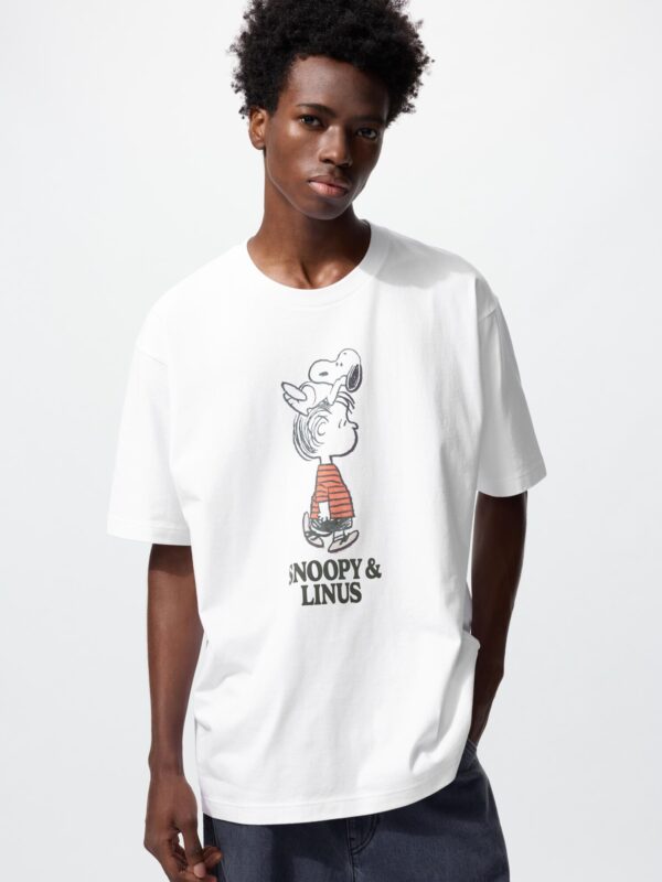 PEANUTS UT (Футболка с графическим принтом, короткий рукав) A