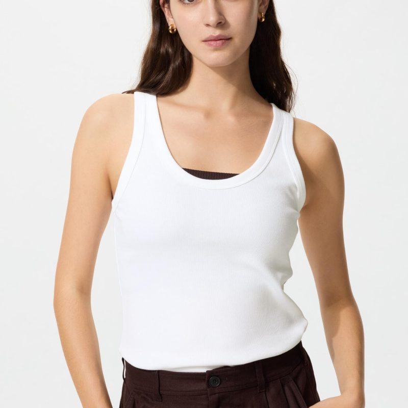 Мягкий топ-безрукавка