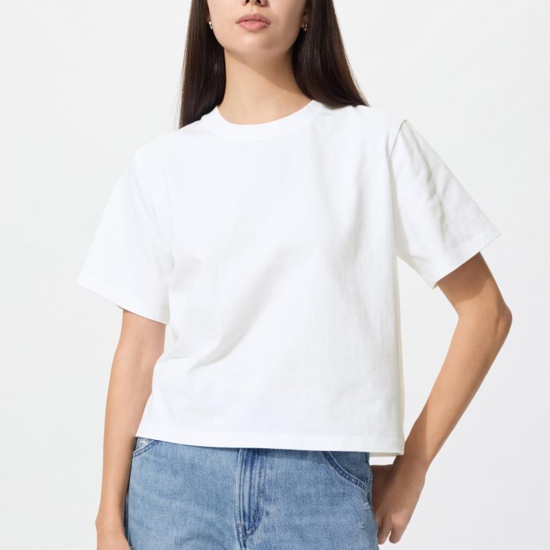 Бокс-футболка из стирального хлопка (с коротким рукавом)